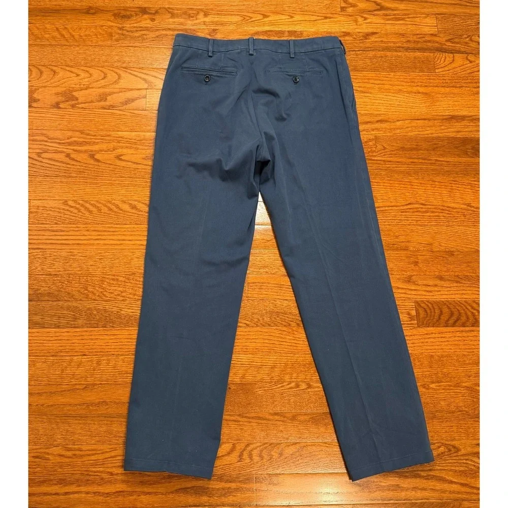 Loro Piana Cotton Stretch Chino Pants Fits Mens 30x30 Blue Italy Made Casual